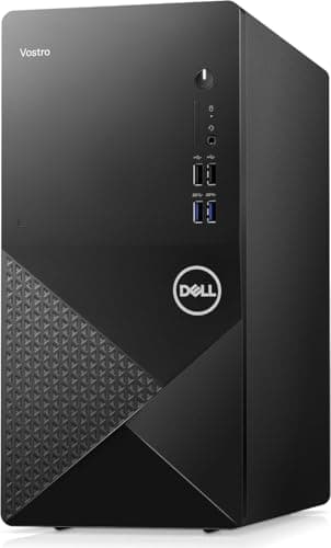 Dell Vostro 3910 Business Tower Desktop, 12th Gen Intel 4-Core Processor, DVD-RW, Display Port, HDMI, Ethernet Port, Windows 11 Pro, Black (16GB RAM | 1TB HHD + 1TB SSD)