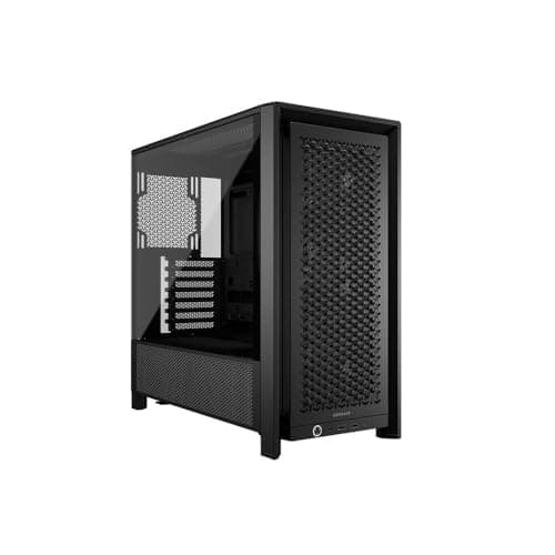 CORSAIR 4000D RS Frame Modular High Airflow Mid-Tower PC Case – 3X CORSAIR RS Fans – InfiniRail Fan Mounting System – Fits Multiple 360mm Radiators – Reverse Connector Motherboard Compatible – Black