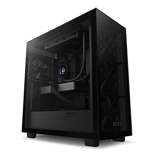 NZXT Kraken Elite 240 - RL-KN24E-B1 - 240mm AIO CPU Liquid Cooler - Customizable 2.36" LCD Display for Images, Performance Metrics and More - High-Performance Pump - 2 x F120P Fans - Black