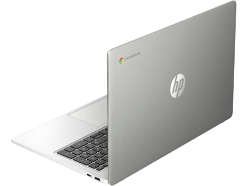 HP Chromebook 15 15.6" HD (Intel Pentium N6000, 8GB RAM, 128GB Storage (64GB eMMc + 64GB SD Card), UHD Graphics, Numeric KB) Home & Student Laptop, Anti-Glare, Webcam, Wi-Fi, Chrome OS, Silver