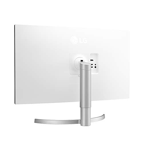 LG 32UN650-W Monitor 32" UHD (3840 x 2160) IPS Ultrafine Display, HDR10 Compatibility, DCI-P3 95% Color Gamut, AMD FreeSync, 3-Side Virtually Borderless Design, Height Adjustable Stand - Silve/White