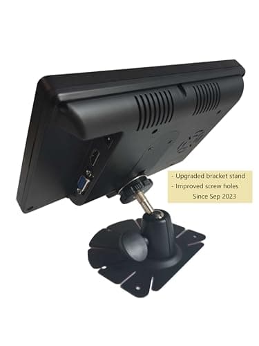 7 inch Small HDMI VGA AV RCA Monitor 1080P Second Screen for PC/Security System/Game Console; IPS 1024X600 Pixels; 60HZ; Built in Loud Speakers & Earphone Jack; 12V USB Power Cable for Portable Use