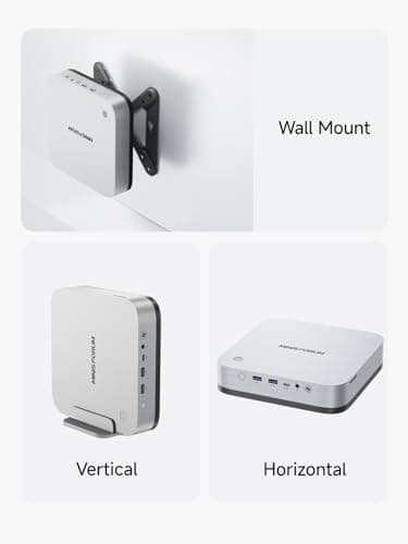 MINISFORUM Mini PC AI X1 Pro AMD Ryzen AI 9 HX370(12 Cores/24 Threads, up to 5.1GHz)&AMD Radeon 890M Mini Gaming Computer,32GB DDR5 1TB PCIe 4.0 SSD, 8K Quad Display,Dual 2.5 LAN/WiFi 7/BT5.4/Oculink