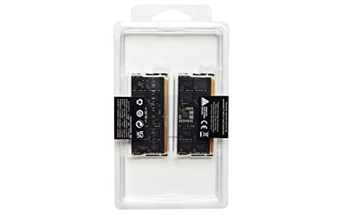 Kingston FURY Impact 64GB (2x32GB) 5600MT/s DDR5 CL40 Laptop Memory Kit of 2 | Lower Power Comsumption | Intel XMP 3.0 | Plug N Play | KF556S40IBK2-64