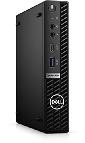 Dell Optiplex 7090 Micro Desktop | Core i7-10700T - 512GB SSD Hard Drive - 16GB RAM | 8 cores @ 4.5 GHz Win 11 Pro Black (Renewed)