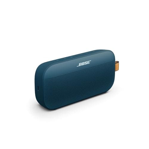 Bose SoundLink Flex Portable Bluetooth Speaker (2nd Gen), Portable Outdoor Speaker with Hi-Fi Audio, Up to 12 Hours Battery Life, Waterproof and Dustproof, Twilight Blue - Limited Edition Color
