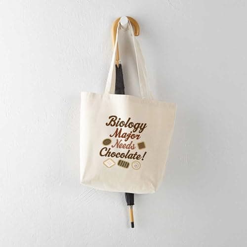 CafePress Biology Major Gift Tote Bag Reusable Natural Beige Canvas Shopping Bag