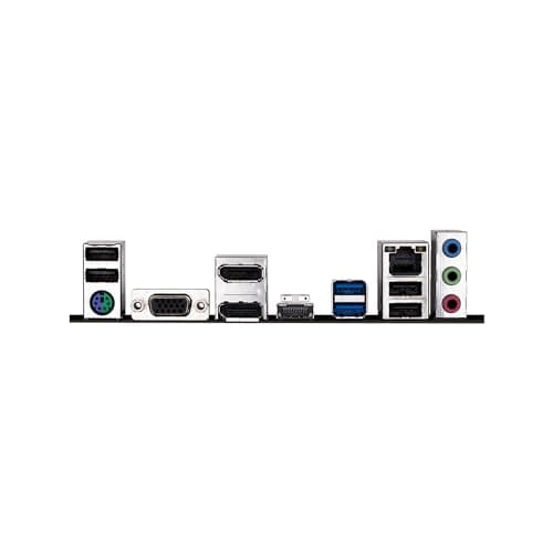 GIGABYTE H610M S2H V2 Motherboard, Supports 14th/13th/12th Gen Intel Core Processors (LGA 1700), mATX, DDR5, 1x M.2, PCIe 4.0, USB-C, HDMI, 2X DisplayPort, D-Sub, 1GbE LAN