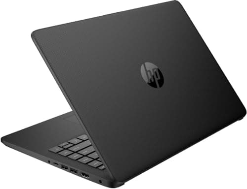 HP 14" HD (1366 x 768) Display Laptop, Intel Celeron N4120, 1.1GHz, 4GB Memory, 128GB eMMC, Windows 11 Home in S Mode, One Year Office 365 Included, Jet Black, 14-dq0761dx