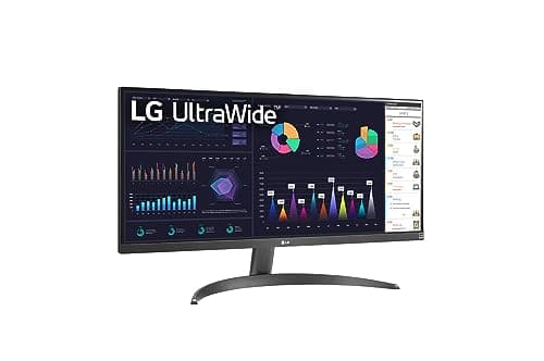 LG 29WQ500 29-Inch UltraWide FHD IPS HDR10 Monitor with AMD FreeSync, Dynamic Action Sync, and Low Latency for Gaming (Black)