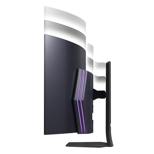 LG 45GS95QE Ultragear OLED Curved Gaming Monitor 45-Inch WQHD 800R 240Hz 0.03ms DisplayHDR True Black 400 AMD FreeSync Premium Pro NVIDIA G-Sync HDMI 2.1 DisplayPort Tilt/Height/Swivel Stand - Black