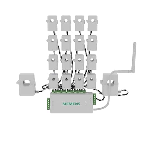 SIEMENS Inhab Smart Home Energy Monitor with 16-50Amp Circuit Level Sensors and 2-200Amp Main Sensors for Real Time Electricity Monitoring and Metering