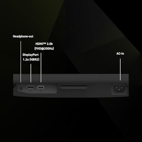 msi MAG 242F 24-inch 1920 x 1080 (FHD) Gaming Monitor, 200Hz, Adaptive-Synch, HDMI, DisplayPort, VESA Mountable, Tilt, Height Adjustable, Speaker, 0.5ms, Black