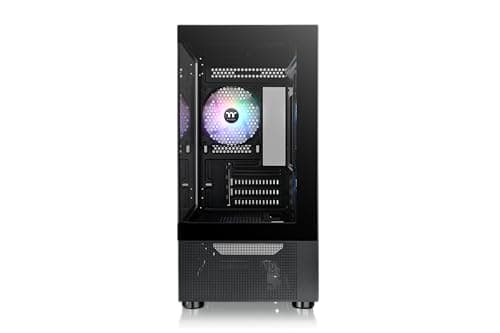 Thermaltake View 170 TG ARGB Black Micro-ATX Case; 3x120mm ARGB Fans Included; Supports Up to 280mm Radiator; Front & Side Dual Tempered Glass Panel; CA-1Z4-00M1WN-00; 3 Year Warranty