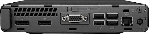 HP 800 G3 Mini Computer PC with Dual 24 inch Monitors Bundle,Intel i7-6700, 32GB RAM,New NVMe 1TB SSD, Wi-Fi 6e,Bluetooth 5.2,Windows 10 Pro (Renewed)