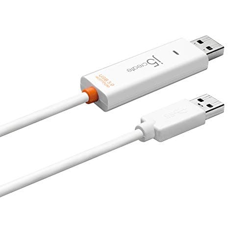 j5create JUC500 Data, Keyboard, and Mouse Sharing/Transfer USB 3.0 Cable Transfer Data Between Mac and Windows [Wormhole Switch]