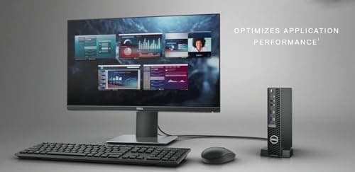 Dell OptiPlex 3000 3080 Desktop Computer - Intel Core i3 10th Gen i3-10100T Quad-core (4 Core) 3GHz - 8GB RAM DDR4 SDRAM - 256GB SSD - Micro PC (KT0JX) (Renewed)