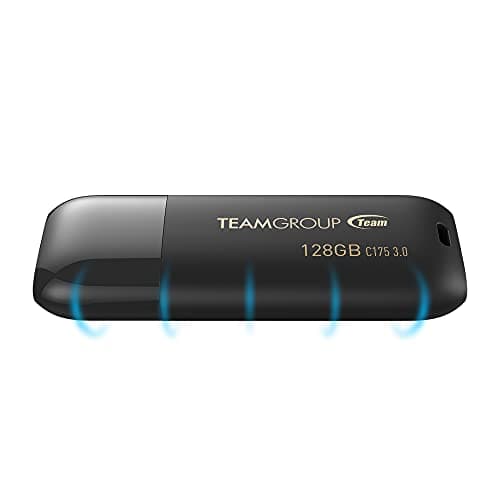 TEAMGROUP C175 1TB USB 3.2 Gen 1 (USB 3.1/3.0) Read 100MB/s Flash Thumb Drive, External Data Storage Memory Stick Compatible with Computer/Laptop Matte Black TC17531TBB01