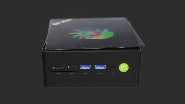 GMKtec Gaming Mini PC AMD Ryzen 9 8945HS (Turbo 5.1GHz) 32GB DDR5 2TB SSD, Computers PC Oculink, Dual NIC LAN 2.5G, WiFi 6, USB3.2, USB-C 4.0, BT5.2, DP, HDMI, Dual FanNucbox K11
