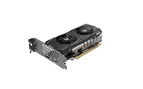 ZOTAC Gaming GeForce RTX 3050 6GB GDDR6 Low-Profile 96-bit 14 Gbps PCIE 4.0 Super Compact Gaming Graphics Card, ZT-A30510L-10L
