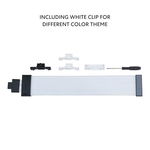 Lian Li Strimer Wireless 16 Pin - Addressable RGB Power Extension Cable with Wireless Control - 12 LED Strip - Wireless Controller NOT Included; a Controller is Required for use (PW16-121W)