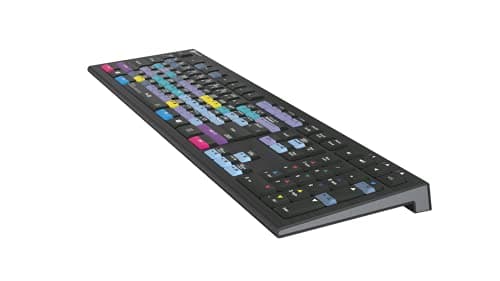 Logickeyboard Designed for Blackmagic Davinci Resolve 17 Compatible with Win 7-11- Astra 2 Backlit Keyboard # LKB-RESB-A2PC-US