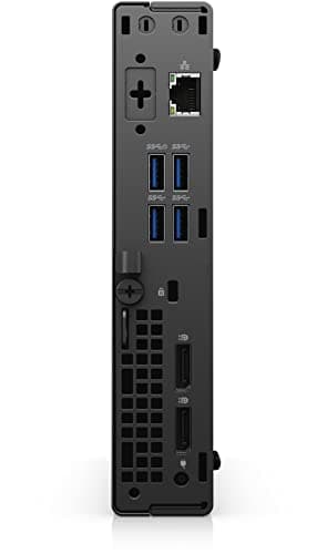 DELL 2022 Optiplex 3090 Micro Form Factor Business Desktop, Intel Core i5-10500T, 16GB RAM, 512GB PCIe SSD, DisplayPort, RJ-45, Wi-Fi 6, Bluetooth, Wired Mouse&Keyboard, Windows 11 Pro, Black