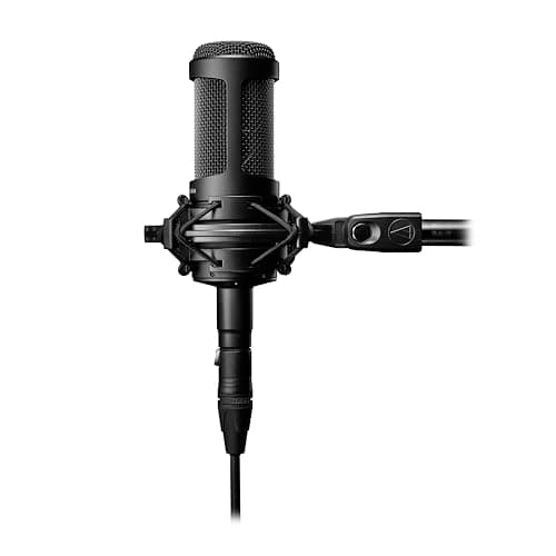 Audio-Technica AT2035 Cardioid Condenser Microphone, Black