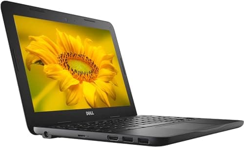 Dell 11'' HD Touchscreen Chromebook, Intel Celeron N Processor Up to 2.47GHz, 4GB Ram, 32GB SSD, HDMI, Super-Fast WiFi, Chrome OS, Pastel Black (Renewed)