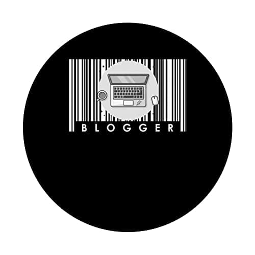 Blog Internet Blogging Content Creator Laptop - Blogger PopSockets Swappable PopGrip