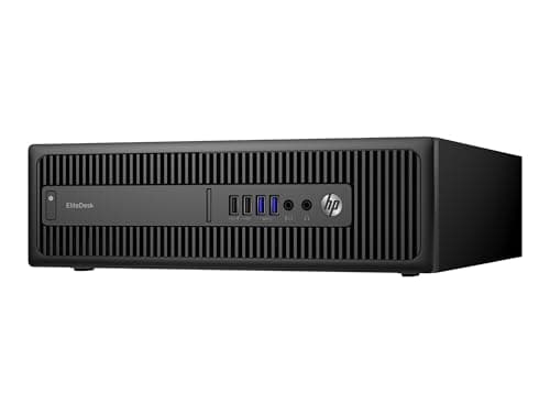 HP EliteDesk 800 G2 SFF Desktop PC Intel Core i5 6th Gen 3.20GHz 16GB RAM 512GB SSD HD Graphics 530 4K / 3-Monitor Support Display Port AC Wi-Fi Bluetooth Windows 11 Pro (Renewed)