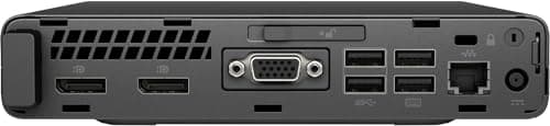 HP EliteDesk 800 G3 Mini Desktop Computer, Intel Quad-Core i5-6500T, 16GB DDR4 RAM, 256GB SSD, Keyboard&Mouse, VGA, DP, Windows 10 Pro (Renewed)