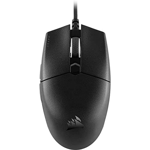 Corsair Katar Pro XT Ultra-Light Gaming Mouse- 18k DPI PixArt Optical Sensor- RGB Scroll Wheel Lighting- 6 Programmable Buttons- Lightweight Paracord Cable,Black