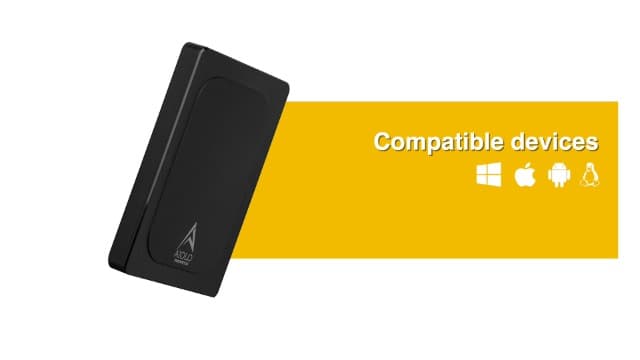 1TB External Hard Drive Ultra Slim Portable HDD-USB 3.0 USB-C for PC, Mac, Laptop, PS4, Xbox one,Xbox 360
