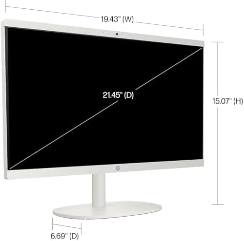 HP 2025 All-in-One Computer | 32GB RAM & 1TB SSD | 21.5" FHD VA Display | Intel Celeron J4025 | Windows 11 Pro | UHD Graphics 600 | Wi-Fi 6 | Student & Business | White