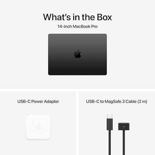 Apple 2024 MacBook Pro Laptop with M4 chip with 10‑core CPU and 10‑core GPU: Built for Apple Intelligence, 14.2-inch Liquid Retina XDR Display, 24GB Unified Memory, 1TB SSD Storage; Space Black