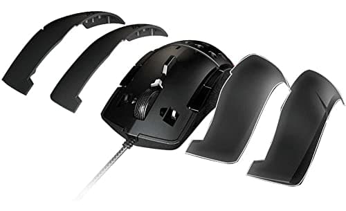 ASUS Ambidextrous Optical Gaming Mouse - ROG Strix Evolve | Wired Gaming Mouse for PC | 7200 DPI, Omron Switches | 4 Customizable Ergonomic Styles | Aura Sync RGB, Armoury II