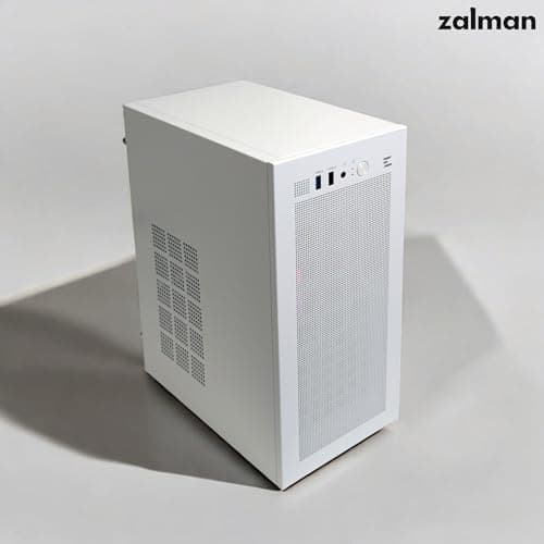 Zalman CUBIX Compact Mini Tower mATX ITX PC Case, Micro-ATX/Mini-ITX/DTX, SFF Small Form Factor SFX HTPC Computer Chassis, USB 3.0, White