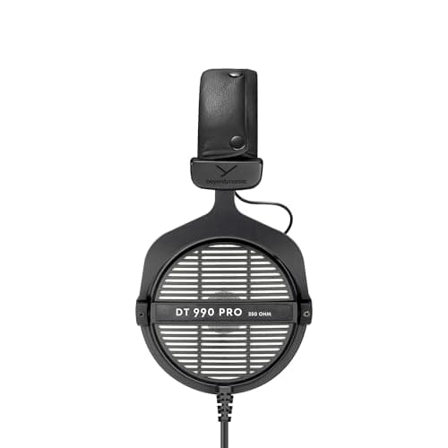 beyerdynamic DT 990 Pro 250 ohm Over-Ear Studio Headphones For Mixing, Mastering, and Editing