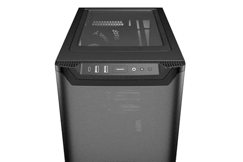 be quiet! Pure Base 501 Black PC case | 2 Preinstalled Quiet Fans | Mid Case | USB 3.2 Gen | Airflow | BGW74