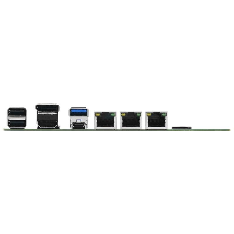 1 * 10G 2*i226-V 2.5G 3LAN Intel Low Power N150 NAS Motherboard 6-Bay 6*SATA3.0 2*M.2 NVMe 1*DDR5 Soft Router Firewall ITX Mainboard