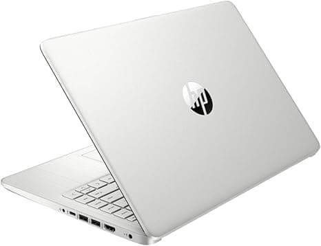 HP 14" Student-Laptop office365 Copilot AI, 4-Cores Intel N150(Up to 3.6GHz) 16GB RAM 256GB Storage(128GB UFS + 128GB Ghost Manta SD Card) Computer-Laptop with Wi-Fi 6 Win11 Natural Silver