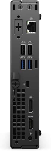 Dell OptiPlex 3000 3080 Desktop Computer - Intel Core i3 10th Gen i3-10100T Quad-core (4 Core) 3GHz - 8GB RAM DDR4 SDRAM - 256GB SSD - Micro PC (KT0JX) (Renewed)