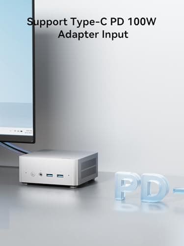 GD90 Mini PC, 12th Gen Intel i9-12900HK(14C/20T), 32GB DDR4 RAM 512GB SSD Desktop Mini Computers, 4K Triple Display Micro PC HDMI+DP+USB-C, Small Computer WiFi6E/BT5.2/2.5G LAN for Home/Office