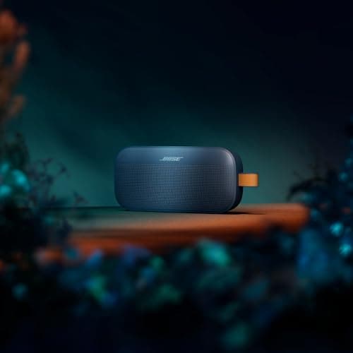 Bose SoundLink Flex Portable Bluetooth Speaker (2nd Gen), Portable Outdoor Speaker with Hi-Fi Audio, Up to 12 Hours Battery Life, Waterproof and Dustproof, Twilight Blue - Limited Edition Color