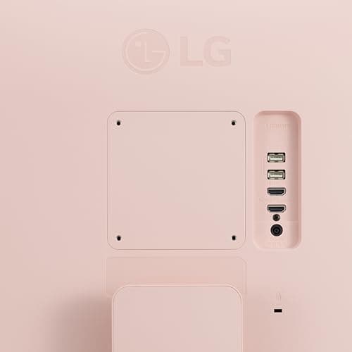 LG 27SR5BF-P 27-inch FHD (1920x1080) Smart Monitor with Streaming TV, webOS, Wireless Keyboard, Mouse, HDR10, IPS Display, webOS, Speaker, ThinQ App, Remote Control, Pink