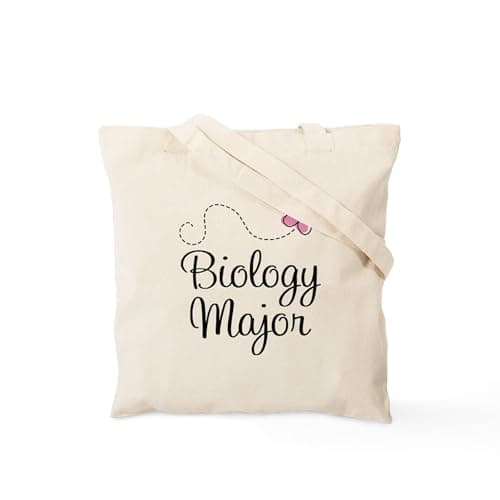 CafePress Cute Biology Major Tote Bag Natural Canvas Tote Bag, Reusable Shopping Bag