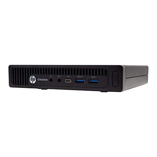HP EliteDesk 800 G2 Desktop Mini Business PC, Intel Quad-Core i5-6500T up to 3.1G,16G DDR4,240G SSD,VGA,DP,Win 10 Pro 64 bit-Multi-Language Support English/Spanish (Renewed)