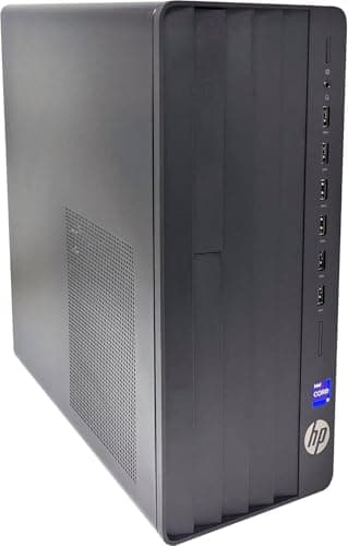HP 290 G9 Pro Tower Desktop, Intel Core i7-12700K, 32GB RAM, 1TB NVMe SSD, USB C, HDMI, VGA, Built in Wi-Fi, Bluetooth, Windows 11 Pro, Black Computer