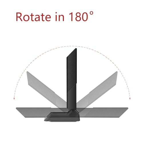 External WiFi 6 6E Tri-Band Antenna 6GHz 5.8GHz 2.4GHz Magnetic Base Replacement Antenna for PC Desktop Computer Asus Rog Strix Gigabyte Aorus Gaming WiFi Motherboard Card, Slinkdsco